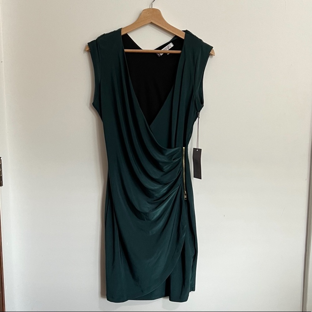 Deep Green Party Dress by Jennifer Lopez
